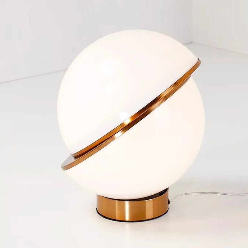 Golden ball design bedside lamp