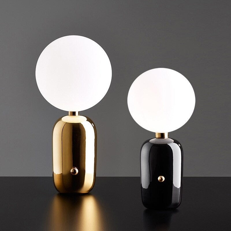 Design ball-shaped bedside lamp