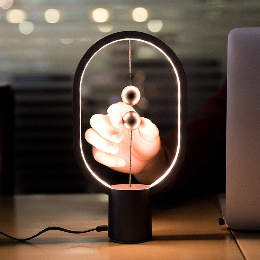 Magnetic design LED bedside lamp
