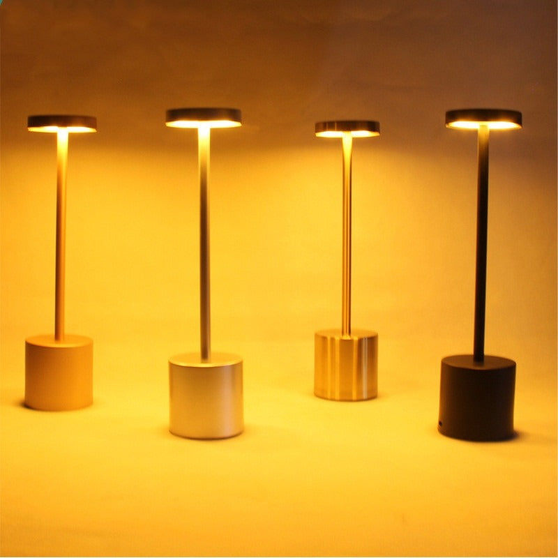 Design rechargeable bedside lamp