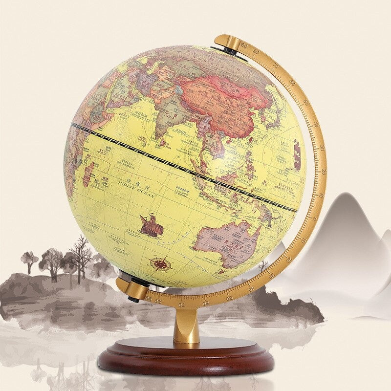 Globe retro design bedside lamp