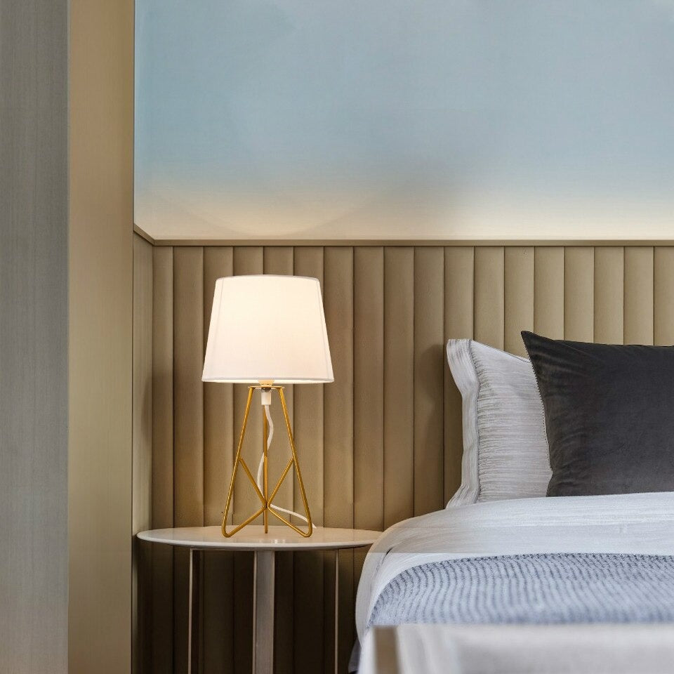 Industrial bedside lamp