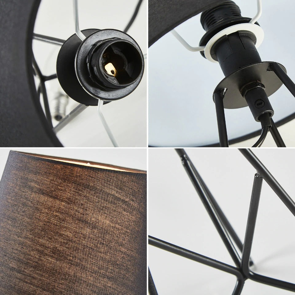 Industrial bedside lamp