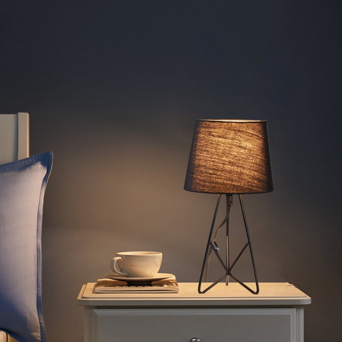Industrial bedside lamp