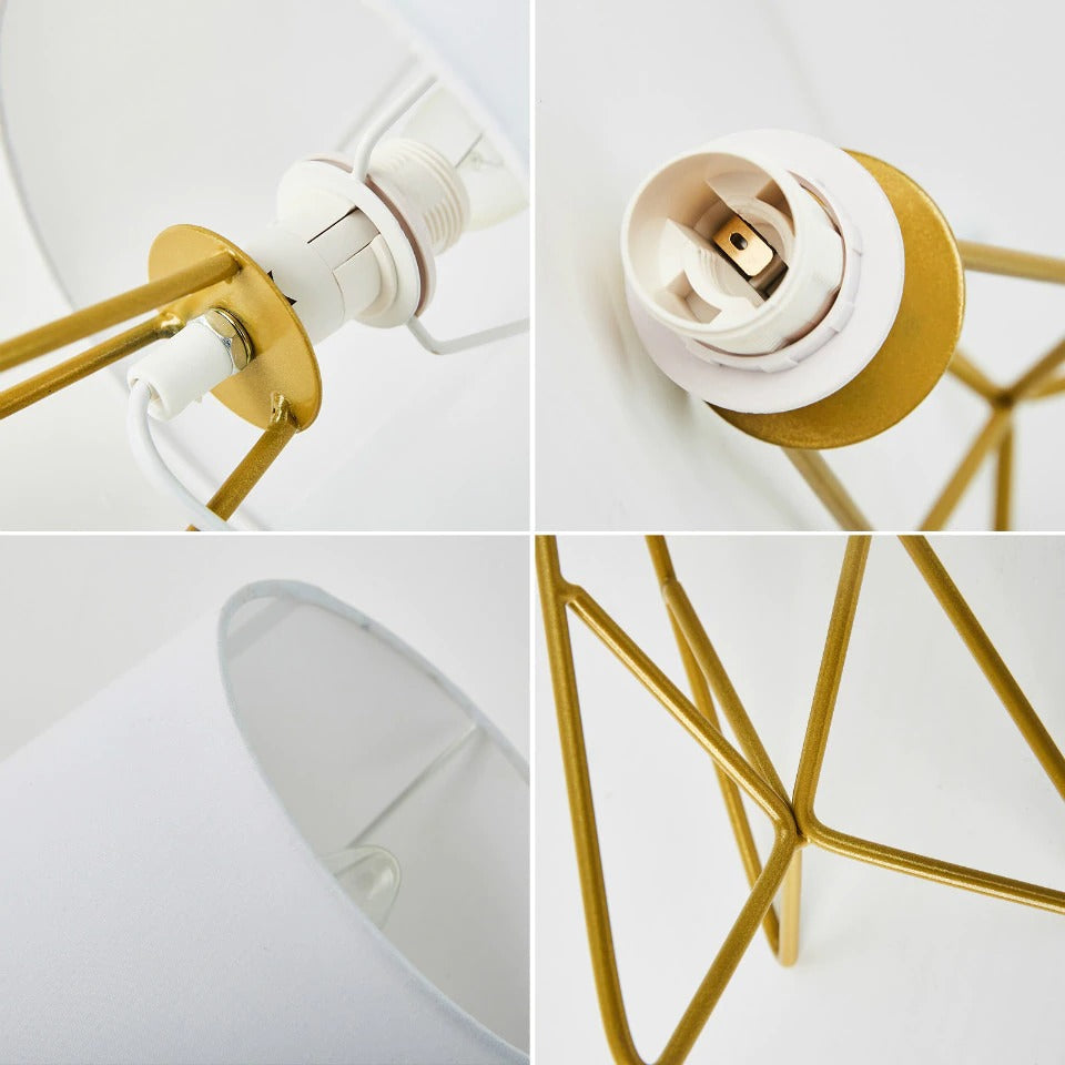 Industrial bedside lamp