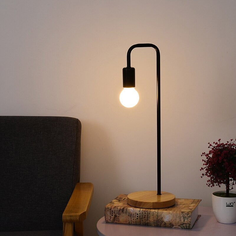 Edison industrial bedside lamp