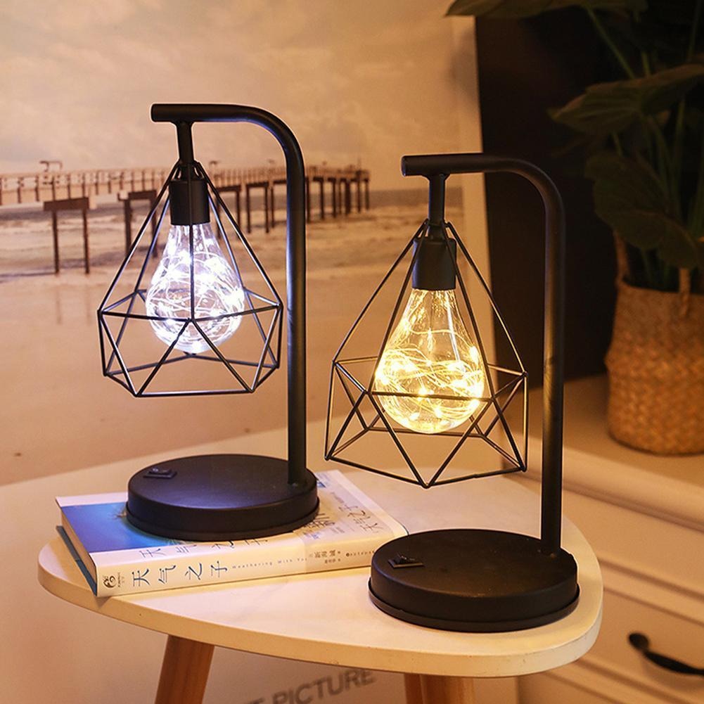 Cordless industrial bedside lamp – Bedside Lamp&CO