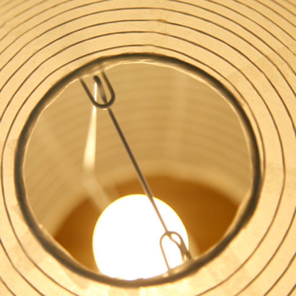 Japanese paper lantern bedside lamp