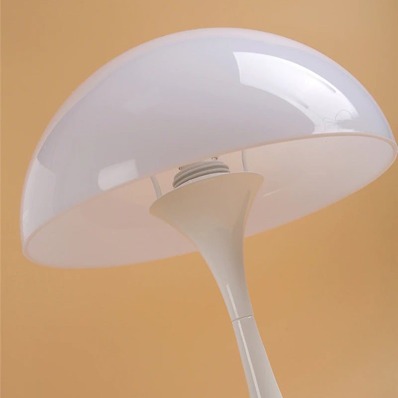 Modern mushroom shaped bedside lamp