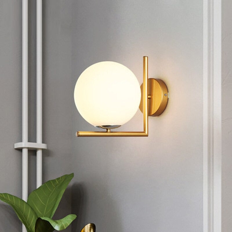 Design moon wall bedside lamp