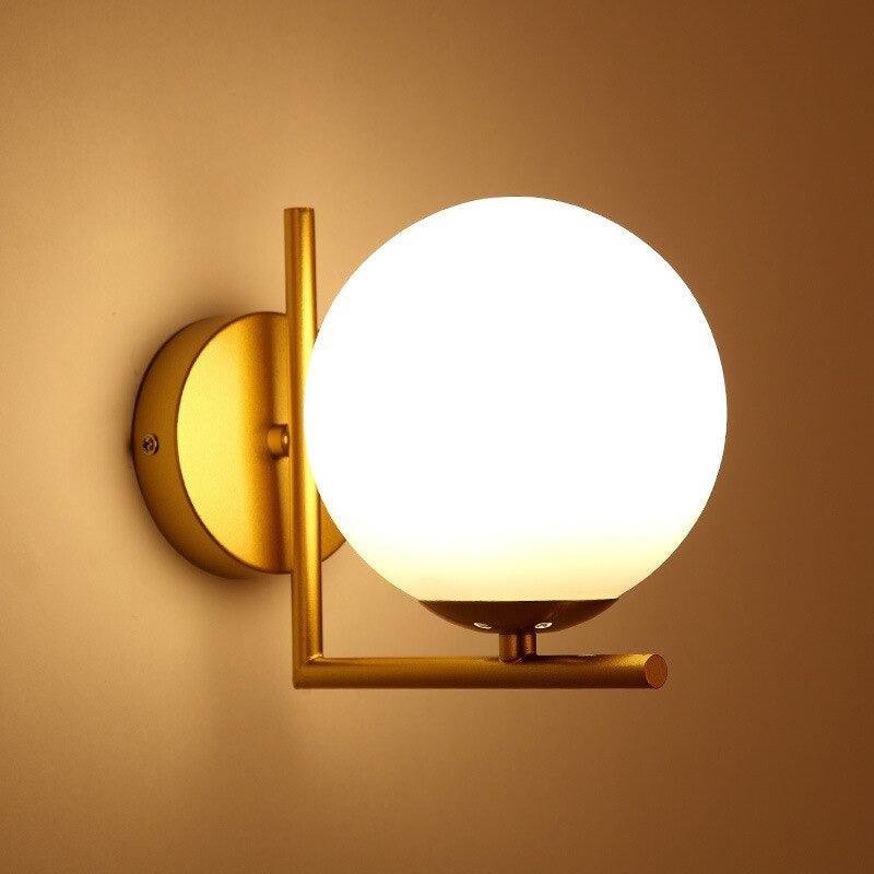 Design moon wall bedside lamp
