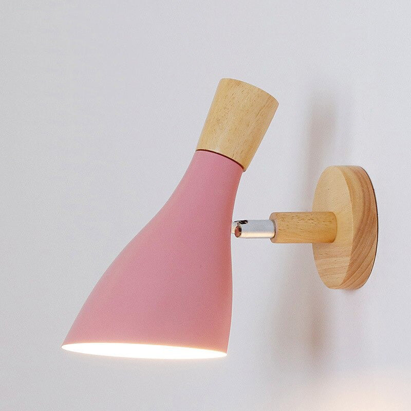 Scandinavian design wall bedside lamp