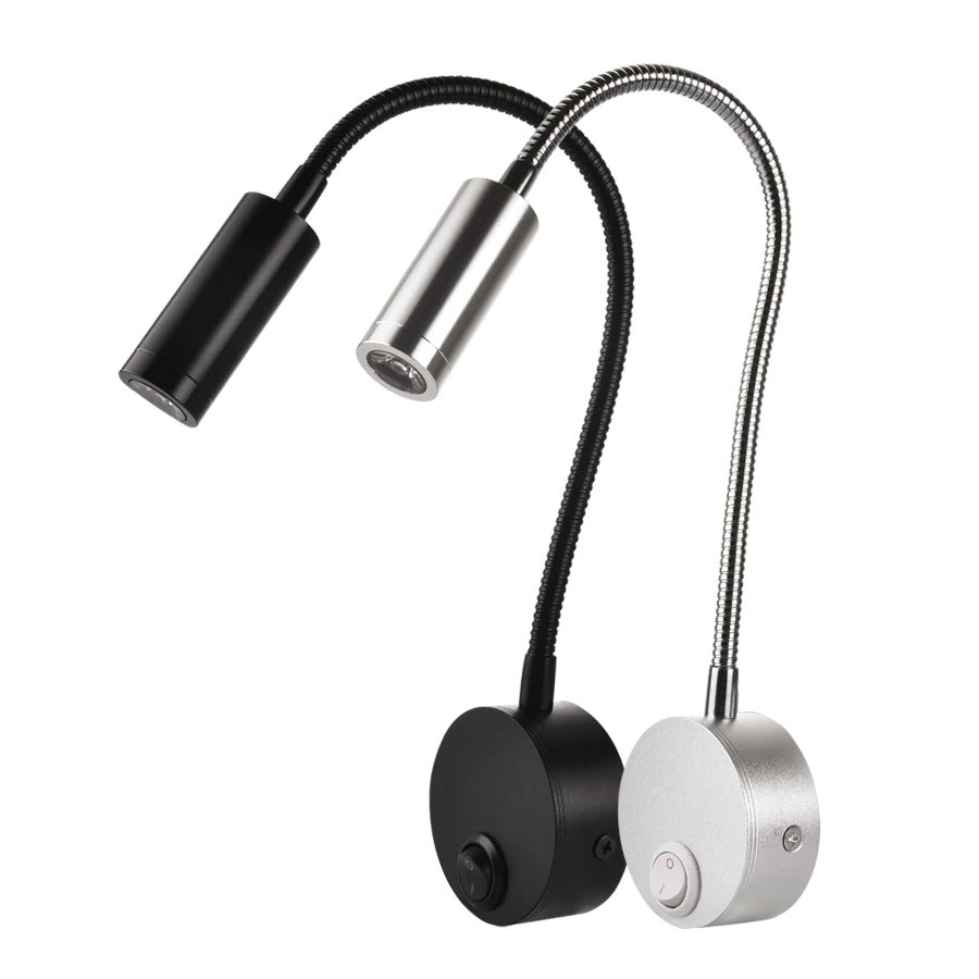 Directional LED wall bedside lamp