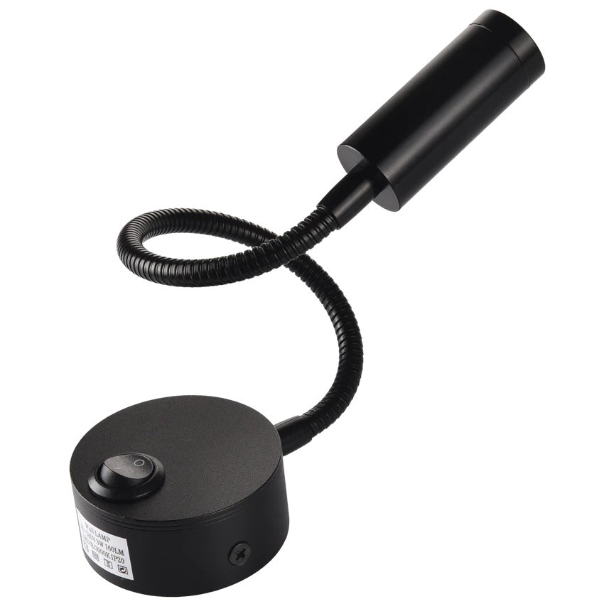 Directional LED wall bedside lamp