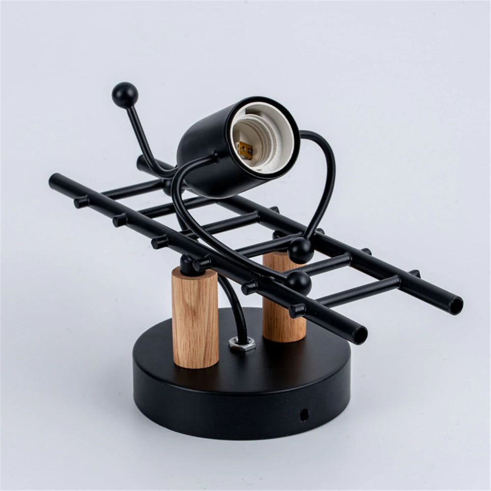 Industrial original wall bedside lamp