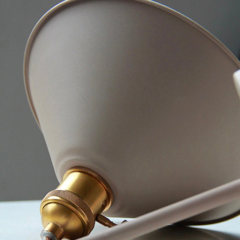 Vintage metal wall bedside lamp