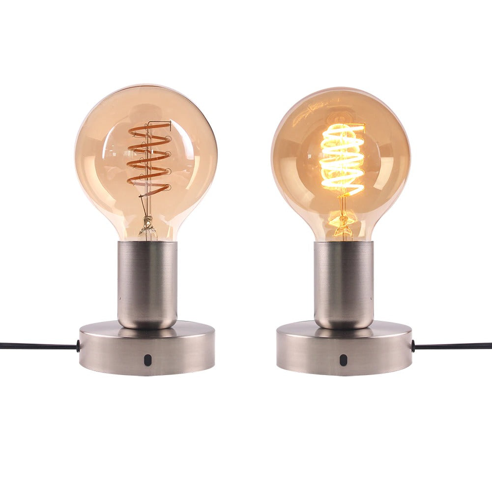 Retro Edison bedside lamp