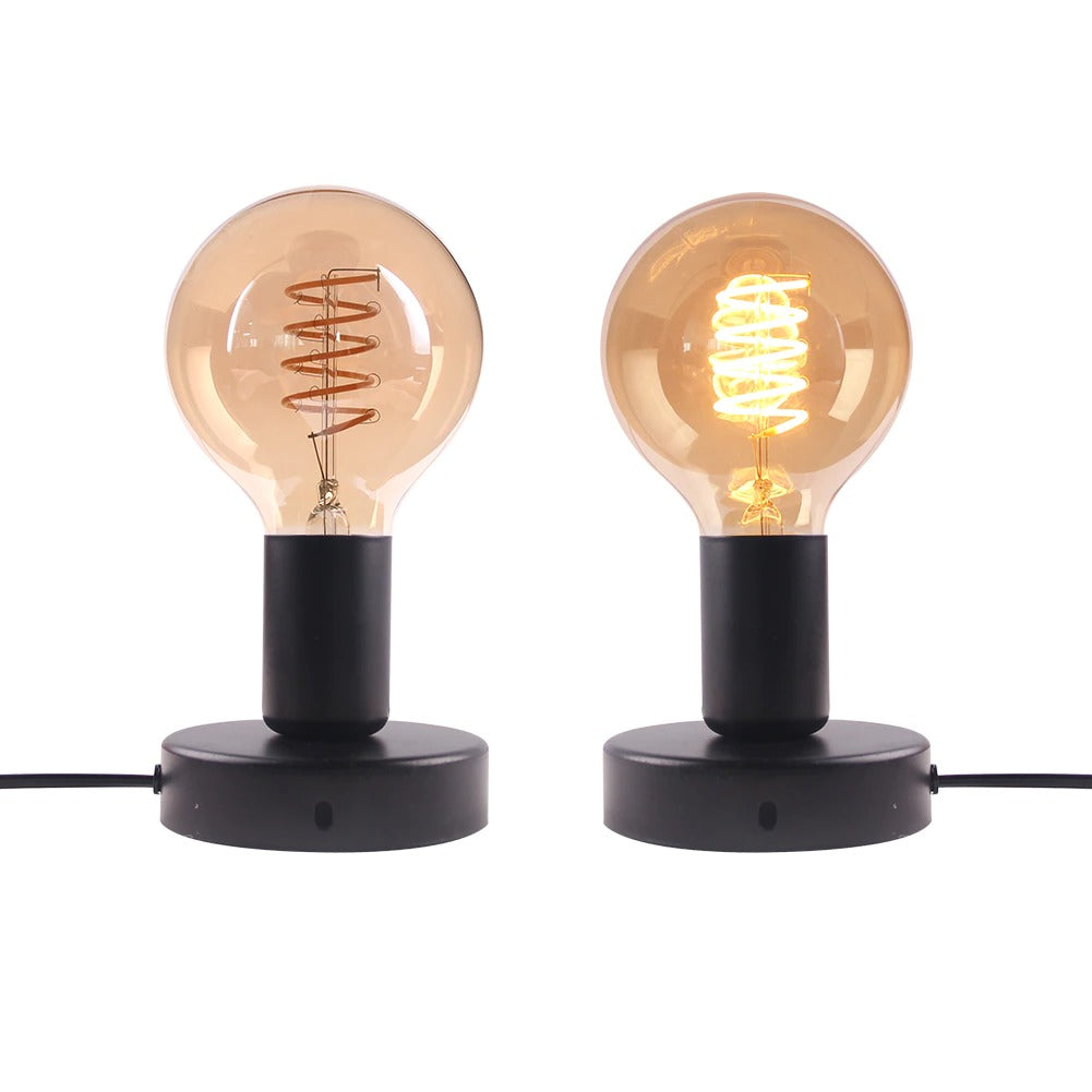 Retro Edison bedside lamp