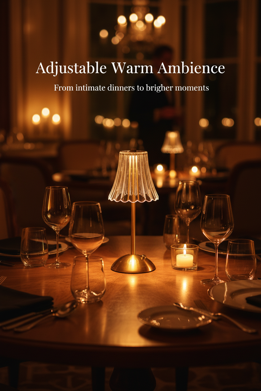 Art Deco Brass Bedside Lamp