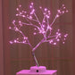 Illuminated tree bedside lamp