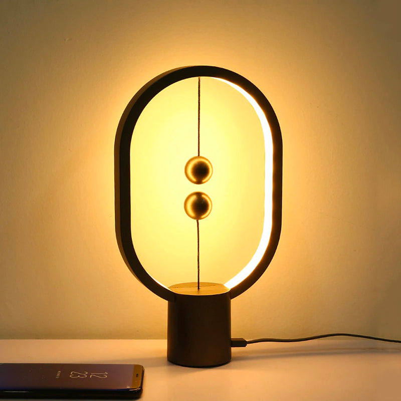 Magnetic design LED bedside lamp