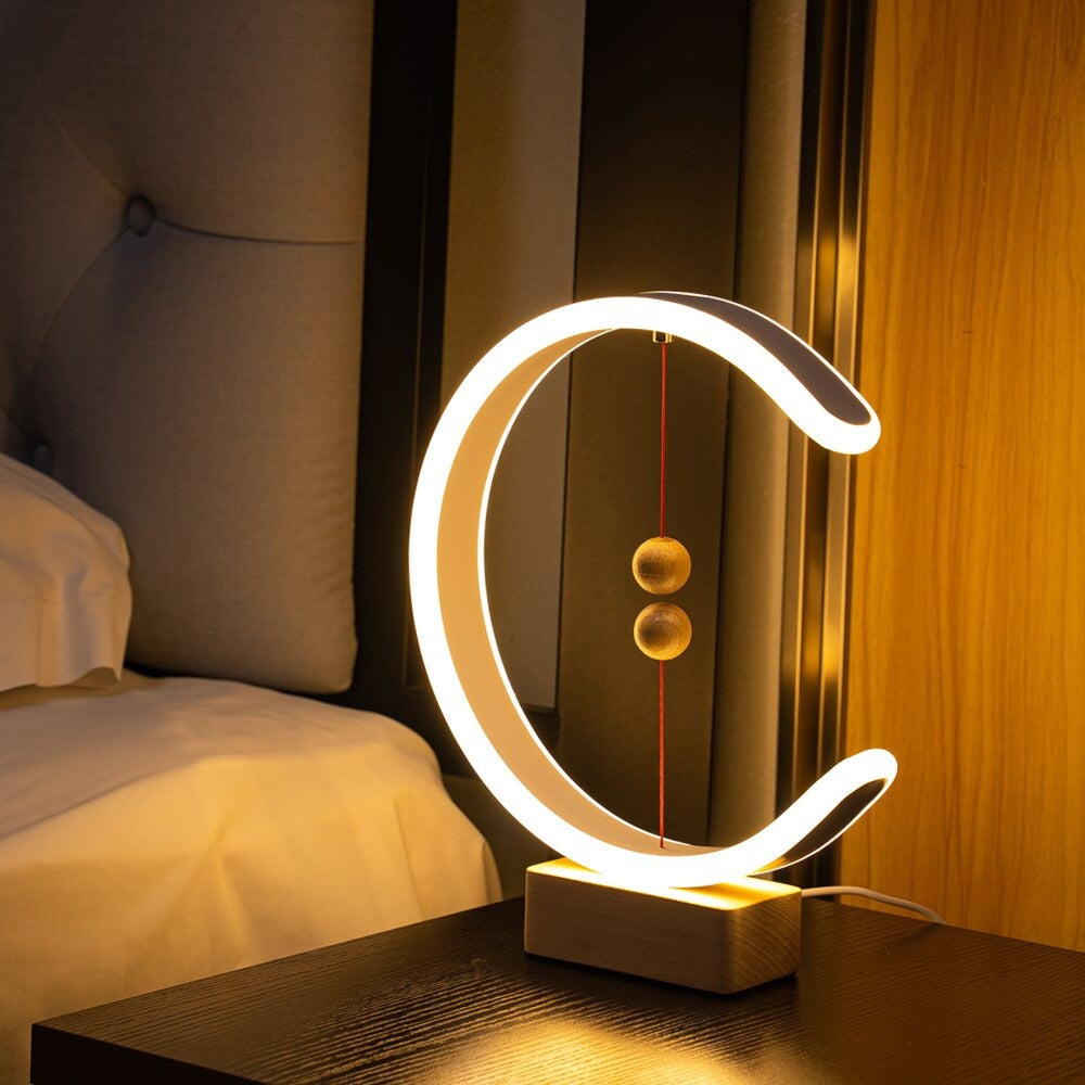 Magnetic design bedside lamp