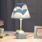 Dinosaur bedside lamp with shade