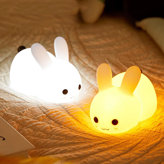 Rabbit bedside lamp for children