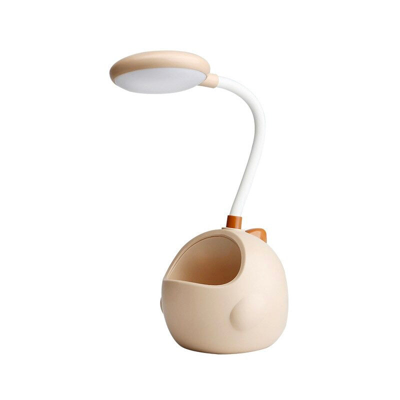 Children's bedside lamp with pencil cup