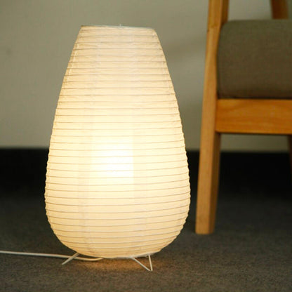 Japanese paper lantern bedside lamp