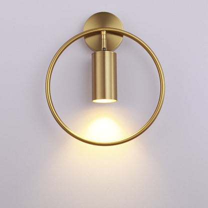 Design circle wall bedside lamp