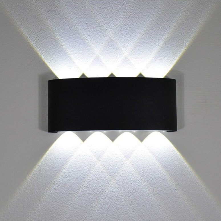 Diamond-shaped wall bedside lamp
