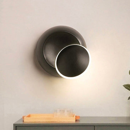 Rotating LED wall bedside lamp