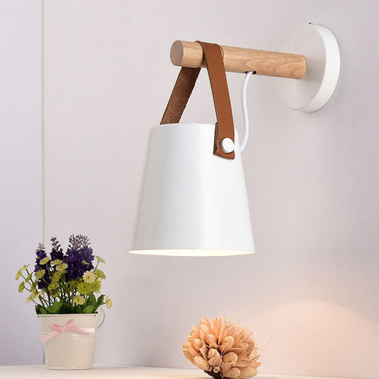 Scandinavian wall bedside lamp