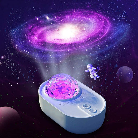 LED galaxy projector bedside lamp