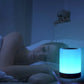 Cordless touch-sensitive bedside lamp