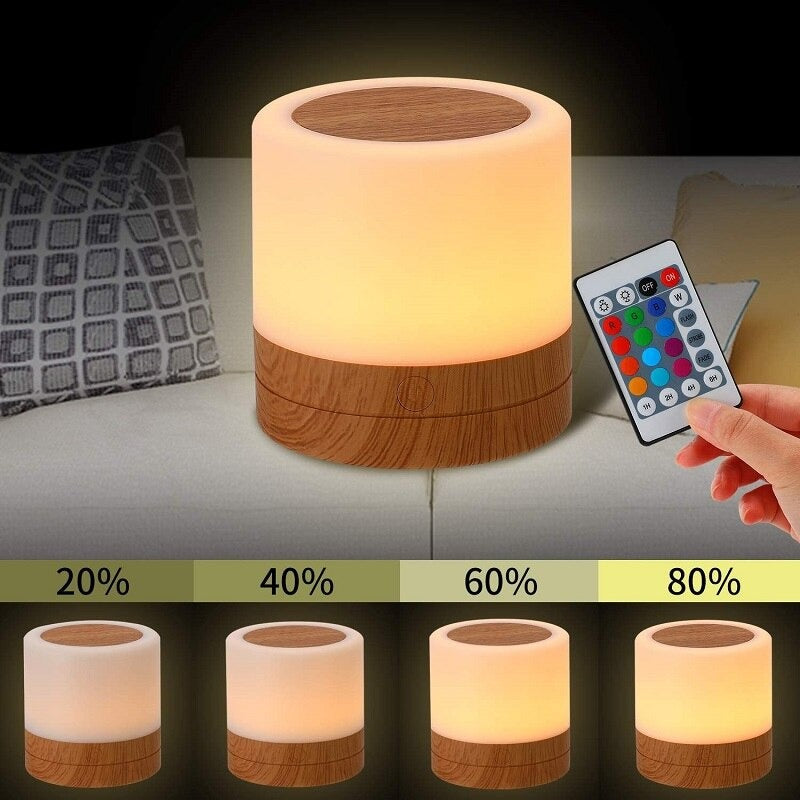 LED touch-sensitive bedside lamp