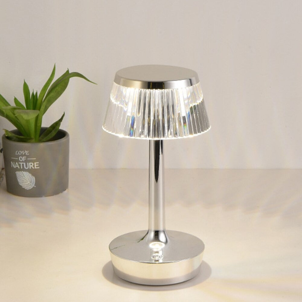 Vintage LED touch-sensitive bedside lamp