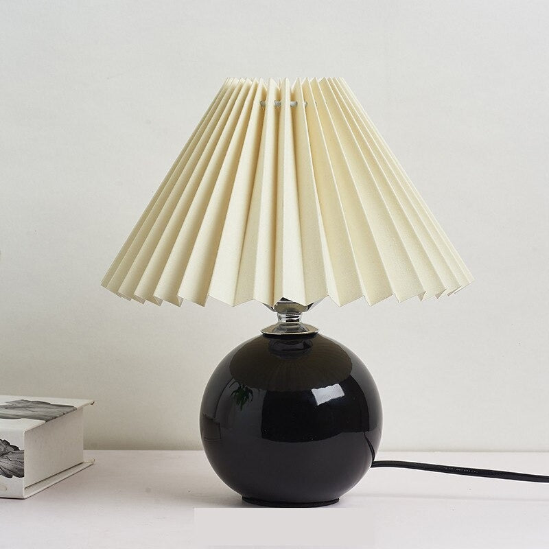 Ceramic vintage bedside lamp