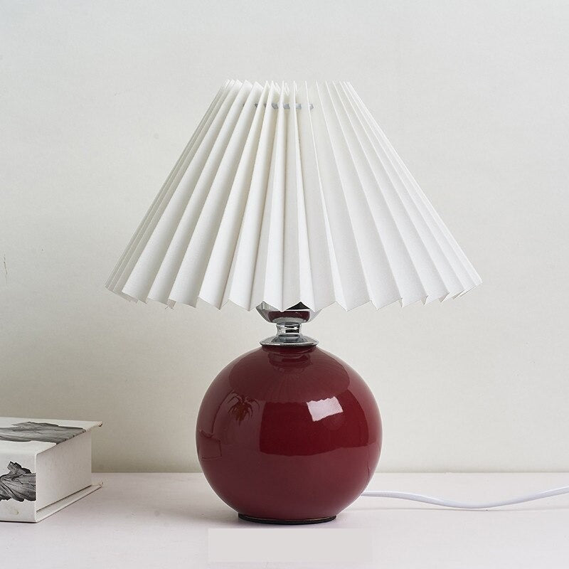 Ceramic vintage bedside lamp