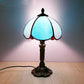Blue Tiffany vintage bedside lamp