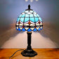 Blue Tiffany vintage bedside lamp